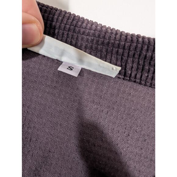 Bryn Walker Jacket Womens Small Purple Corduroy Lightweight Cotton - Picture 5 of 12